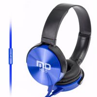 MD-TECH HS5 หูฟัง Headset Bass Boost Stereo Android iphone n/b pc tv (BLUE)