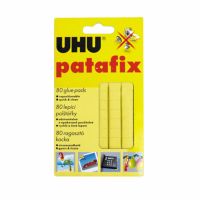 กาวดินน้ำมัน UHU รุ่น Glue Patafix ขนาด 60 กรัม สีเหลือง (3 แพ็ค)