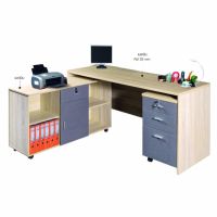 Raminthra Furniture โต๊ะทำงาน ชุดสำนักงาน FREEDOM / ฟรีดอม สีโซลิค ( Work Desk  )