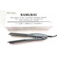 SAMURAI straight and curl 100% solid ceramic hair straightener with temperature control