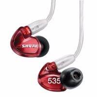 SHURE SE535 หูฟัง 3 ไดเวอร์ สำหรับทำงานมอนิเตอร์ เสียงชัดเป็นประกาย (red) ประกันศูนย์