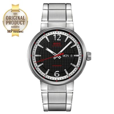 MIDO Great Wall Automatic Chronometer Mens Watch รุ่น M017.631.11.057.00 - Black/Red