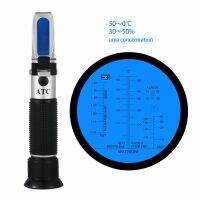 Yieryi RHA-505ATC Optical 4 - in - 1-50 ~ 0C 30 - 35% เครื่องยนต์ Fluid Glycol Antifreeze แช่แข็ง refractometer ความเข้มข้นของยูเรีย ATC - INTL