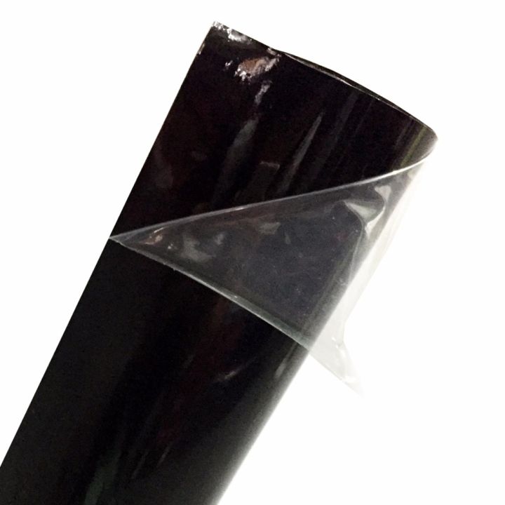 master-สติกเกอร์หลังคาแก้ว-สีดำเงามากมีชั้นรองสำหรับรีด-50x135cm