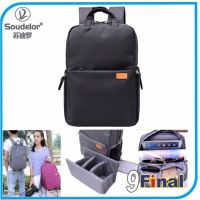 Soudelor DSLR Camera Backpack 131 By 9FINAL กระเป๋ากล้อง DSLR เป้สะพายหลัง สีดำ (Black Color)