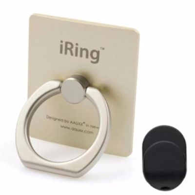 IRing แหวนยึดโทรศัพท์ พร้อม HOOK ตัวแขวนสำหรับติดตั้งในรถยนต์ (สีทอง)