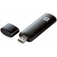 D-Link DWA-182 Wireless AC1200 Dual Band USB Adapter  - Black