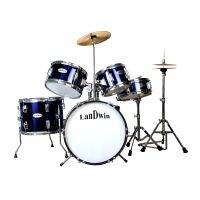 LANDWIN กลองชุด เด็ก 5ใบ Drum Set 5pcs 16"x10"x12L S E600D (Blue)