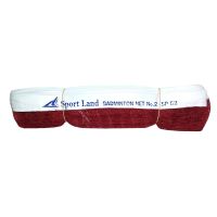 SPORTLAND เน็ต แบดมินตัน Badminton Red Nylon Net Wrap PU0.7x6.1.M0.3mm.SP02