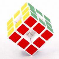 MOMMA ลูกบิด รูบิค ลูกบาศก์ ไร้แกน 3x3x3 ฝึกสมอง เพิ่มไอคิว พื้นขาว LanLan White Rubiks Void Cube Magic Square 3 Layers