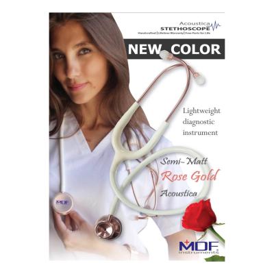 MDF หูฟังทางการแพทย์ Stethoscope Acoustica 747XP#RG29 สีขาว