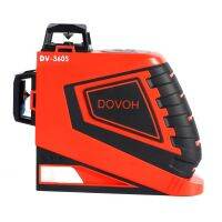 DOVOH 3D เลเซอร์ ถ่ายระดับ  12 เส้น แสงสีแดง ความถี่คลื่น 638NM 120MW รุ่น DV360S (สีแดง)