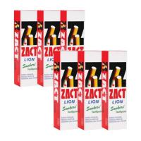 ZACT ยาสีฟันขจัดคราบ แซคท์ สูตรสำหรับผู้สูบบุหรี่ 160 กรัม #กล่องสีแดง(แพ็ค6หลอด)