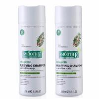 Smooth E Purifying Shampoo 250 ml.สมูท อี เพียวรีฟายอิ้ง แชมพู ฟอร์ เซนซิทีฟ สคาล์พ (แพ็คคู่)