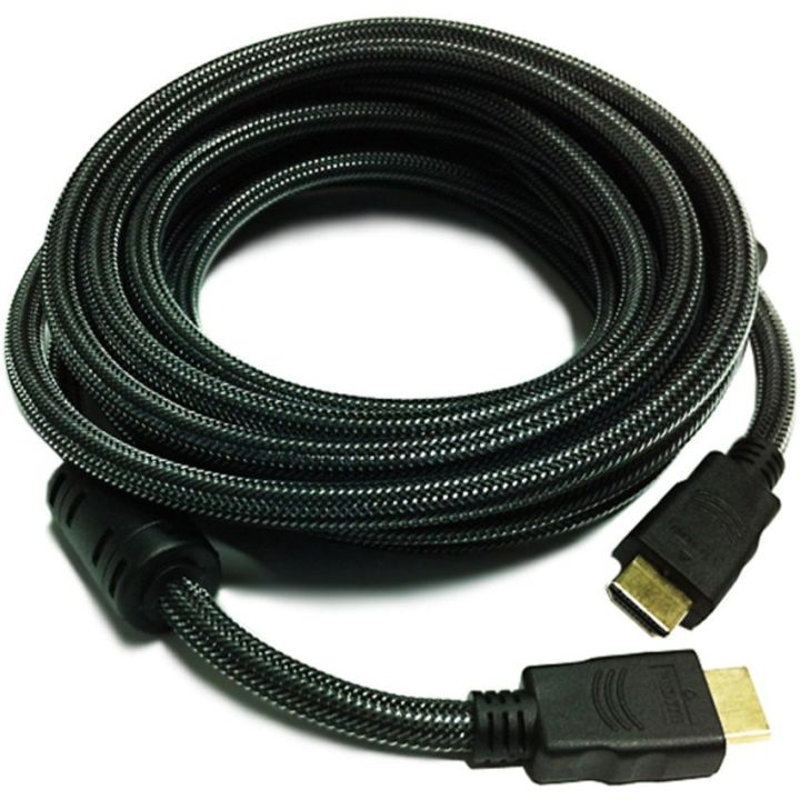HDMI OP สาย HDMI ต่อภาพเสียงทีวี ยาว 5M เมตร v1.4 (สีดำ)