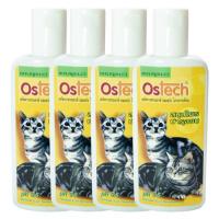 Ostech Herbal Cat Shampoo PH 6.5 400ml (4 Units) ออสเทค แชมพูแมว สูตร สมุนไพร บำรุงขน PH 6.5 สกัดจากธรรมชาติ ปลอดภัย ไม่ระคายเคือง 400ml (4 ขวด)