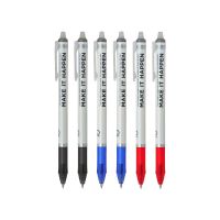 UD PENS ปากกา Erasable sLim ปากกาลบได้ เจล 0.5 (สีดำ 2 ด้าม/น้ำเงิน 2 ด้าม/แดง 2 ด้าม)