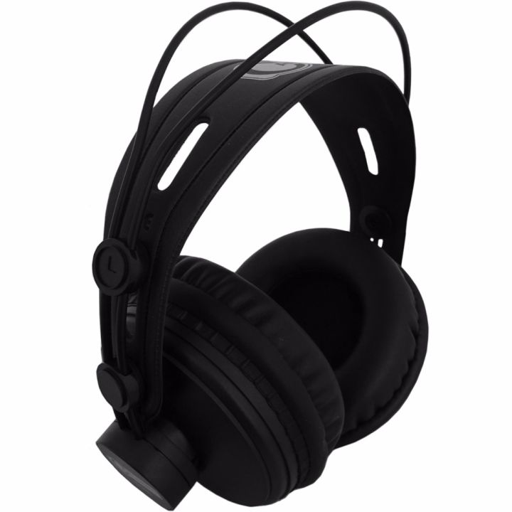 carlsbro-closed-back-headphone-หูฟัง-แบบครอบหู-ขนาดใหญ่-หัวชุบทองถอดเปลี่ยนเป็นหัวแจ็คเล็กได้-รุ่น-dcn8-สีดำ