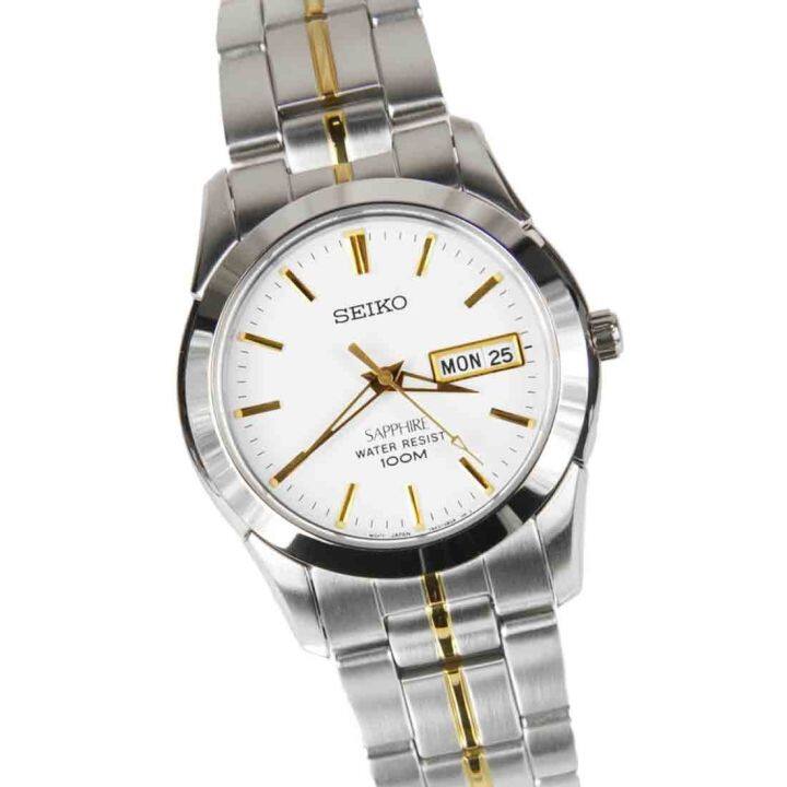 seiko-นาฬิกาข้อมือผู้ชาย-สองกษัยตริย์-สายสเเตนเลส-รุ่น-sgg719p1