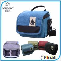 Soudelor Camera Bag กระเป๋ากล้อง DSLR /MirrorLess ขนาดเล็ก ผ้า Canvas รุ่น 1682S - สีน้ำเงิน (Blue)