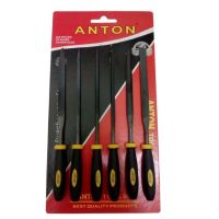 Anton ตะไบเล็ก 3x150mm. (สีดำ)