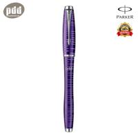 PARKER ปากกาป๊ากเกอร์ โรลเลอร์บอล เออร์เบิน พรีเมี่ยม อเมทิสต์ เพิร์ล - PARKER URBAN PREMIUM AMETIS PEARL CHROME TRIM ROLLERBALL PEN