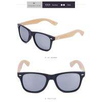 BEMUCNA Bamboo Sunglasses Men Wooden glasses  Brand Designer Original Wood Sun Glasses