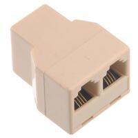 RJ11 4-pin 1 Female to 2 Female Telephone Splitter Connector Adapter (Intl)