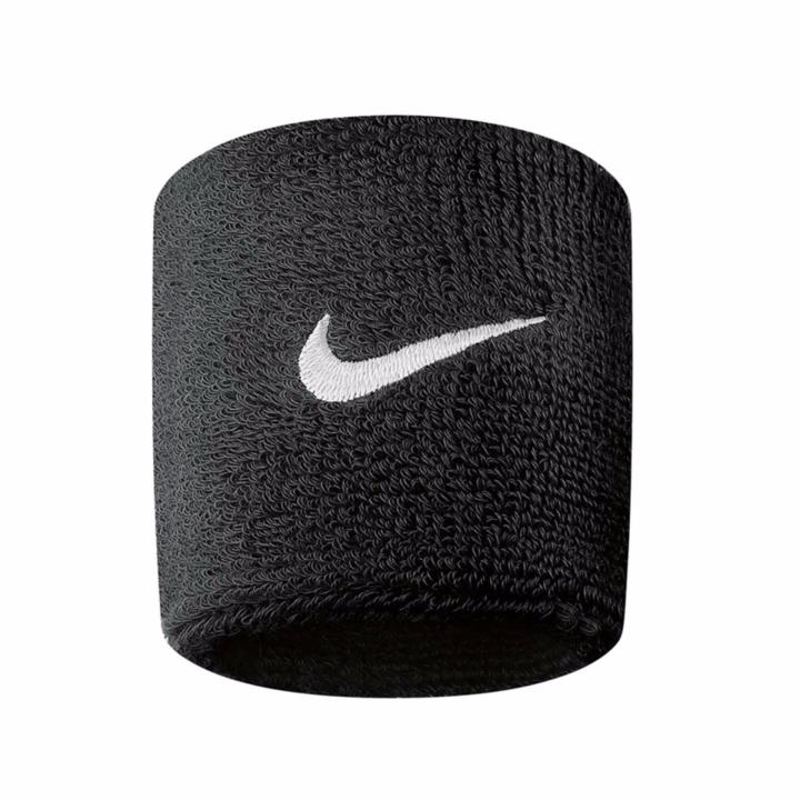 nike-สายรัดข้อมือไนกี้-nike-swoosh-wristbands-nnn04010os-black-white-สินค้าลิขสิทธิ์แท้