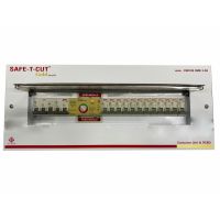 SAFE T CUT ตู้รวมวงจรเครื่องตัดกระแสไฟฟ้าอัตโนมัติ ขนาด 12 ช่อง 50A (สีขาว)