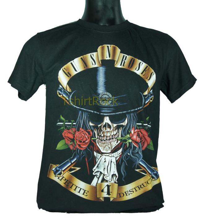 เสื้อวง-guns-n-roses-เสื้อยืดวงดนตรีร็อค-เสื้อร็อค-gun829-ส่งจาก-กทม-tee