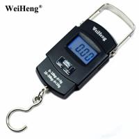 เครื่องชั่งน้ำหนัก เครื่องชั่งกระเป๋า ดิจิตอล แบบพกพา WH-A08L 50kg 5g LCD Screen Digital Hanging Scale with Backlight and Hook