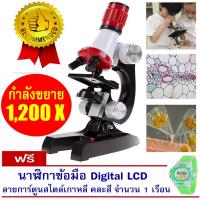 ชุดกล้องจุลทรรศน์กำลังขยายสูง1200X ของขวัญที่ดีเยี่ยมนักวิทยาศาสตร์น้อย