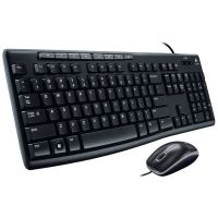 Logitech Media Combo MK200 THAI (Black) &amp; Mouse USB ports (TH/EN)