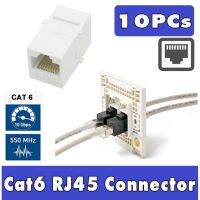 หัวต่อเพิ่มความยาวสายแลน RJ-45 CAT6 (เมีย-เมีย)สามารถนำไปใช้กับบล็อกหรือฝา RJ 45 ได้ทันทีโดยไม่ต้องใช้เครื่องมือย้ำ จำนวน 10 หัว