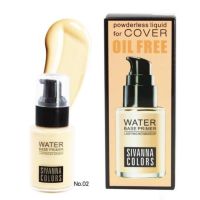 Sivanna Colors ครีมรองพื้น เบอร์ 2 ซีเวียน่า รองพื้น คุมมัน หน้าใส ปกปิดดี Powderless Liquid Foundation For Oil Free HF559 (#02-ผิวขาวเหลือง)