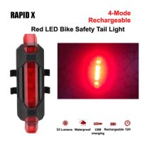 ไฟท้ายจักรยาน RAPIDX 50Lumens USB (รุ่นNQY)