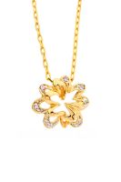 Jewelry buffet Glod Flower Pendent JXP0010801