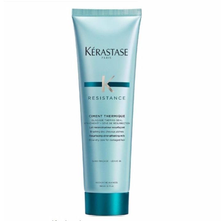Kérastase Resistance Ciment Thermique Resurfacing Strenhthening Milk (Blow-Dry Care for Damaged Hair) 150 ml