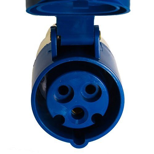 powerplug-สีน้ำเงิน-2p-e-16a-3ขา-ตัวเมียลอยกลางทาง-เพาเวอร์ปลั๊กตัวเมีย