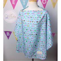 Babyandsweetmom ผ้าคลุมให้นมFullSweet (Nursing cover)  สีฟ้ากระต่าย