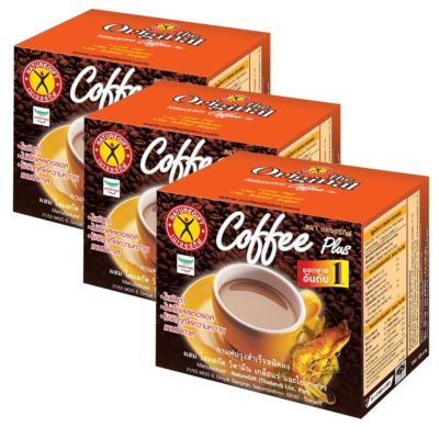 Naturegift Coffee Plus กาแฟเนเจอร์กิฟ คอฟฟี่ พลัส (10 ซอง * 3 กล่อง)