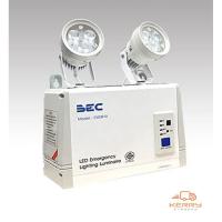 โคมไฟฉุกเฉิน อัตโนมัติ LED 2x9W แสงวอร์มไวท์ BEC สูงสุด 10hrs EW0910