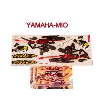 สติ๊กเกอร์ติดรถมอเตอร์ไซด์ สำหรับ YAMAHA -MIO ปี2006 สีเงิน ภาษาจีน รุ่นเครือบเงา