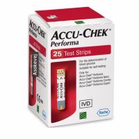 แผ่นวัดน้ำตาล Accu-Chek Performa 25 ชิ้น (1กล่อง)