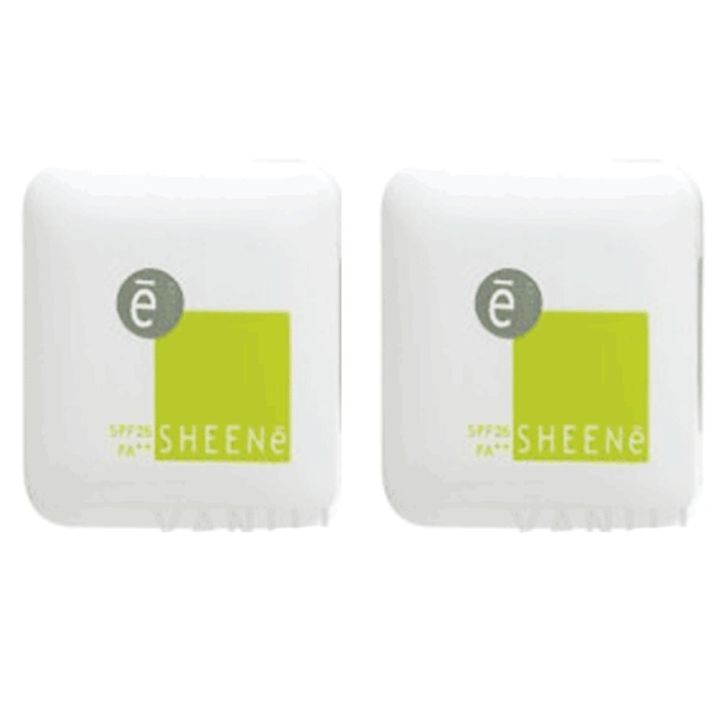 SHEENE OIL FREE CAKE SPF 25 PA++ No.C1 แป้งตลับเล็ก 3.5 g.  ( 2 ตลับ)