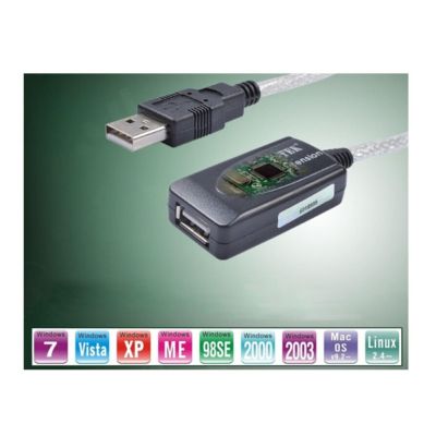 Z-TEK Active usb  Extension cable 2.0 สายต่อยาว  พิเศษ ยาว5m