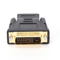 DVI (24+1 pin) to HDMI Female Adapter Gold Plated (สีดำ/สีทอง)