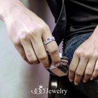 555jewelry แหวน สแตนเลส สตีล แฟชั่นผู้ชาย แหวนเรียบ กัดลาย รุ่น MNR-336T [R74]