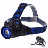 ไฟฉายK16 พลังสูงหลอด LED Q5  High Power Zoom Headlamp  แบบชาร์จไฟได้ในตัว ปรับรูปแบบได้  3ระดับ สูง กลาง กระพริบ